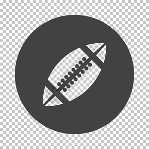 美国橄榄球图标在电网上减序流设计矢量插图图片