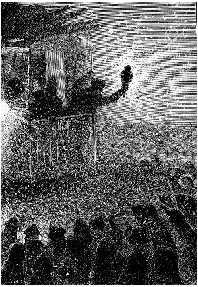 如果他们攻击我抵抗是不可能的古老刻画1890年的JulesVerneCesarCascabel图片