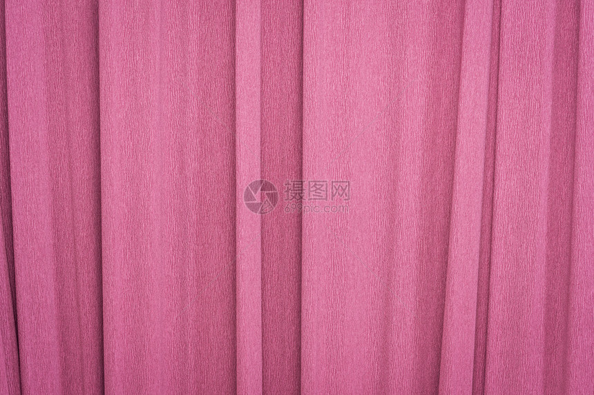 粉红crepe纸张背景带皱纹理图片