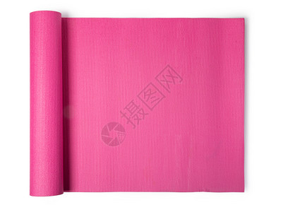 粉红色瑜伽垫图片