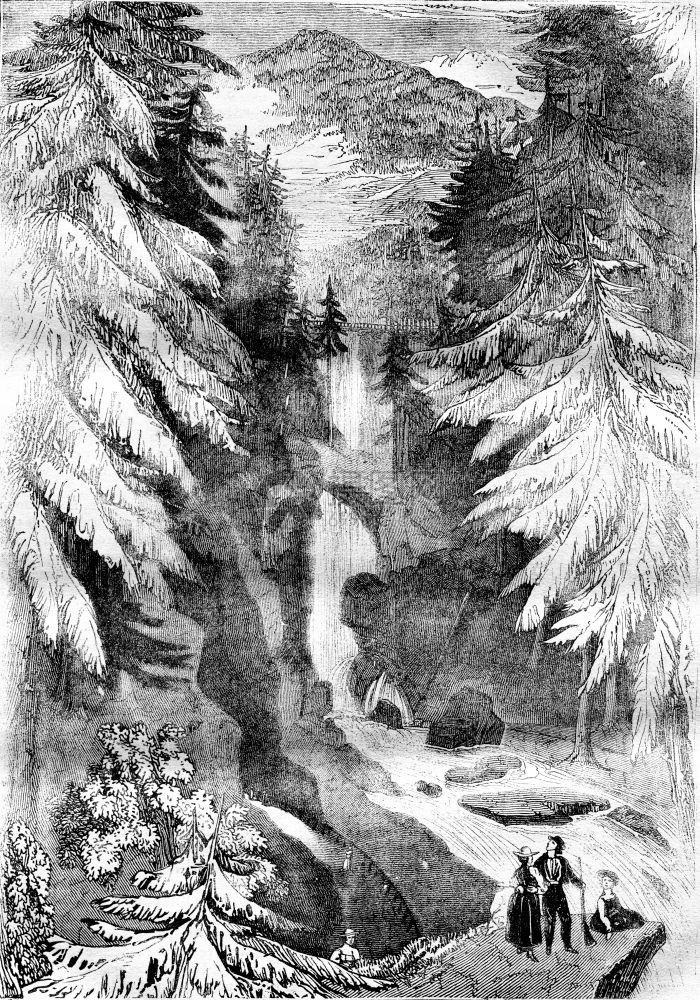 蒂罗兰地貌的景象见蒂罗尔外表的描述1836年马加辛皮托罗雷克图片