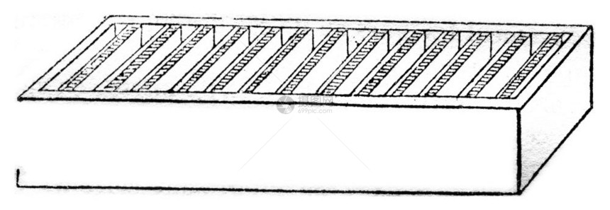 铜和锌元素焊接在一起刻有古老的插图1836年马加辛皮托罗尔克图片