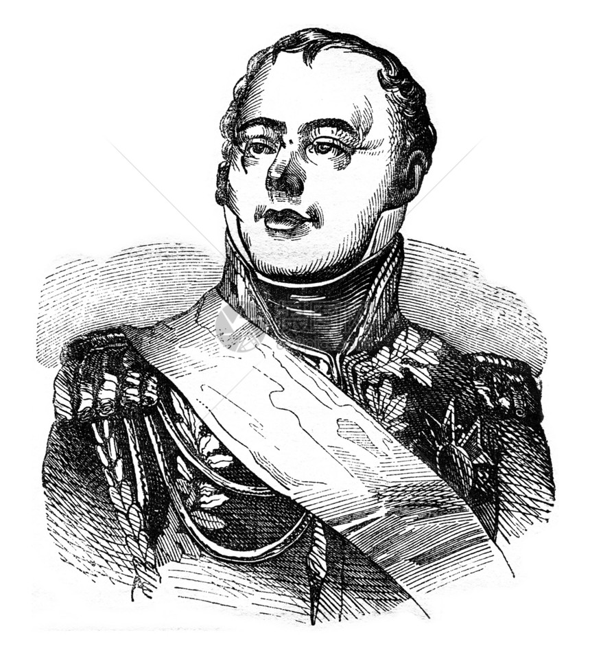 EtienneMcDonald184年的MagasinPittoresque古代刻画插图图片