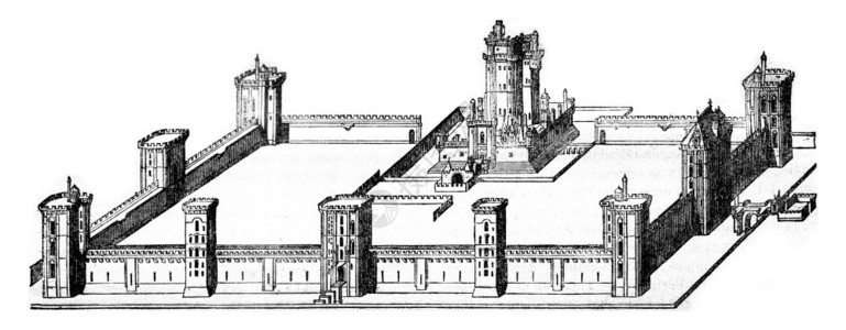 查尔斯五世时期的文森斯城堡184年的马加辛皮托雷克图片