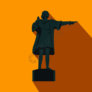 斯里兰卡科伦坡雕塑插画
