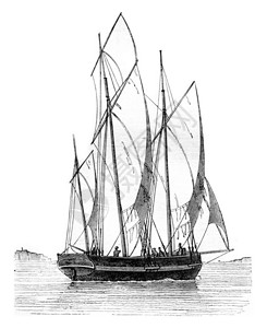 右舷古董航海高清图片