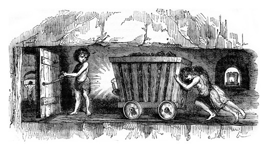 英国煤矿的景象捕捉者1843年的马加辛皮托雷斯克图片