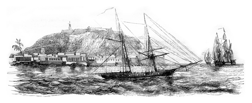 Gorce岛东点1843年的MagasinPittoresque图片