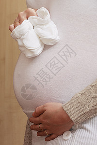 孕妇穿小白袜子图片