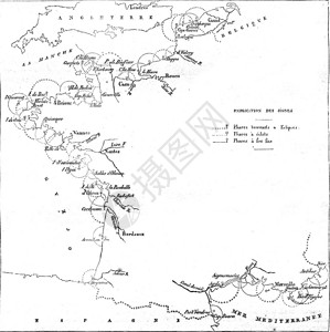 法国灯塔1845年MagasinPittoresque背景图片