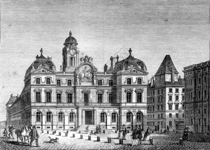 里昂市政厅1845年MagasinPittoresque图片