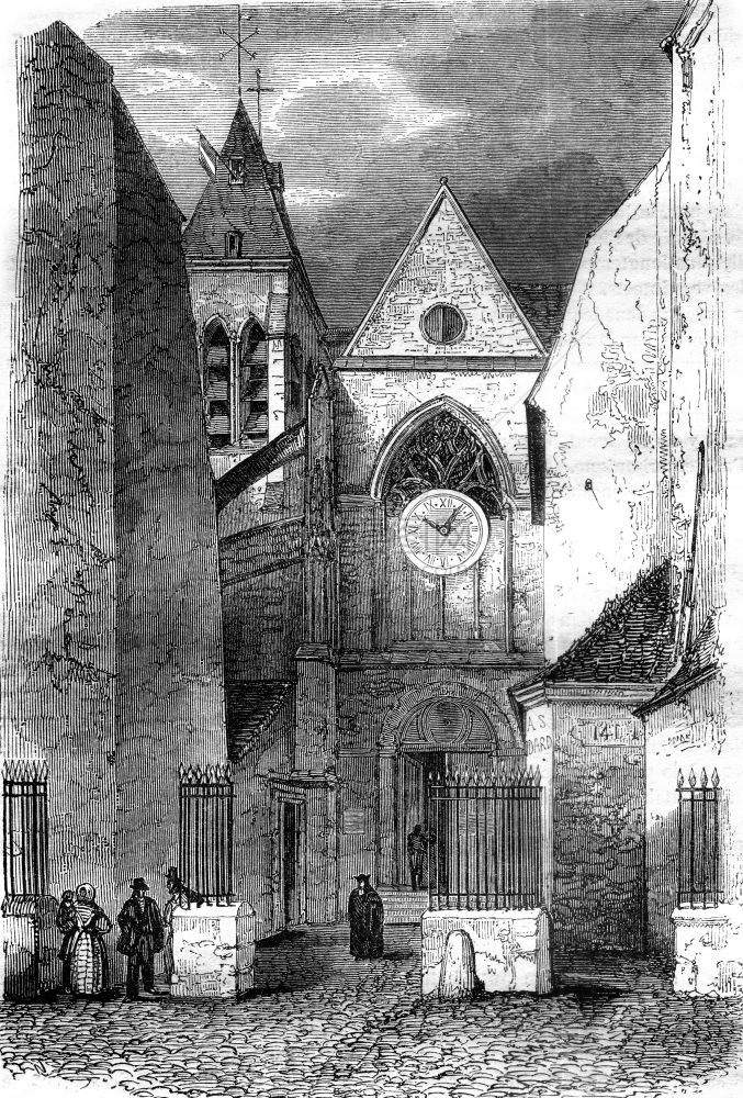 圣梅达德教堂入口1845年马加辛皮托罗尔克图片