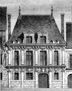 1845年在圣帕特里斯街鲁昂的老房子LouisXIIIReignofLouisXIIIMagasinPittoresque184图片