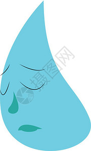 硫化氢矢量水滴插画