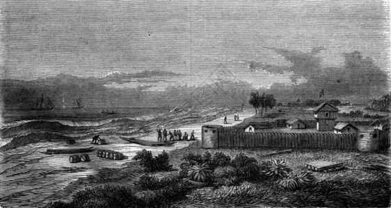 法国阿西尼港黄金一侧1847年马加辛皮托罗尔克图片