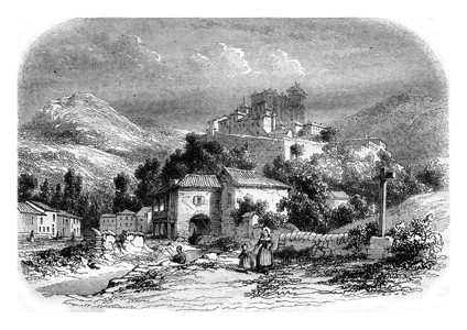 1852年圣贝特朗社区观1852年马加辛皮托雷斯克图片