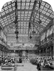 下议院的内部观点1853年马加辛皮托罗克图片
