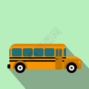 学校公共汽车图标图片