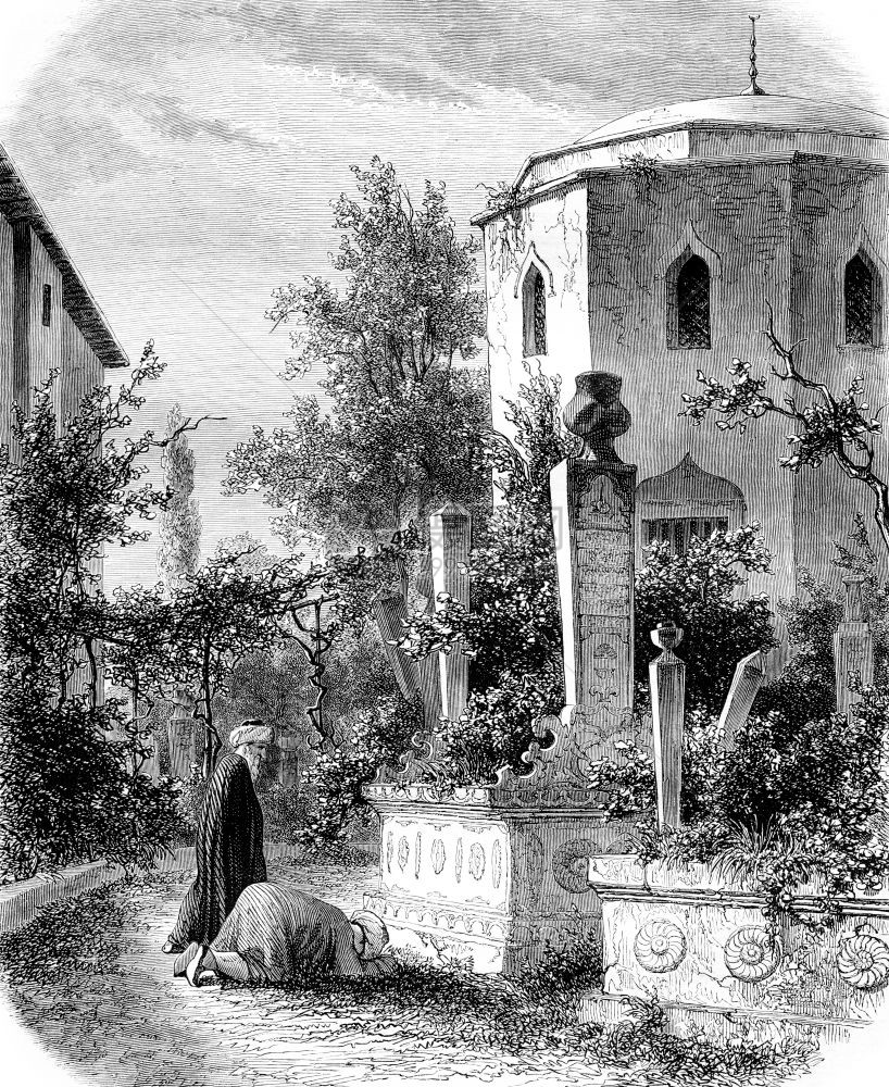 BaghtcheSerai的Khans陵墓185年的MagasinPittoresque图片