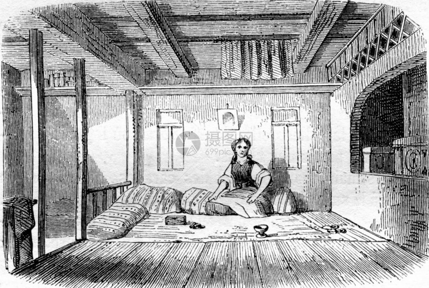 克里米亚Karaite犹太人之家内地185年MagasinPittoresque图片