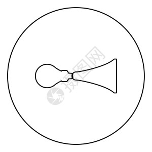 克拉克县平板风格简单图像圆环形矢量插图插画