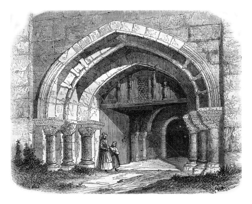 Orne省SaintCyrLaRosier的SaintCyrRosiere门户网站1857年MagasinPittoresque图片