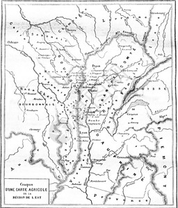 东部地区农业图上刻有186年MagasinPittoresque的古典插图背景图片