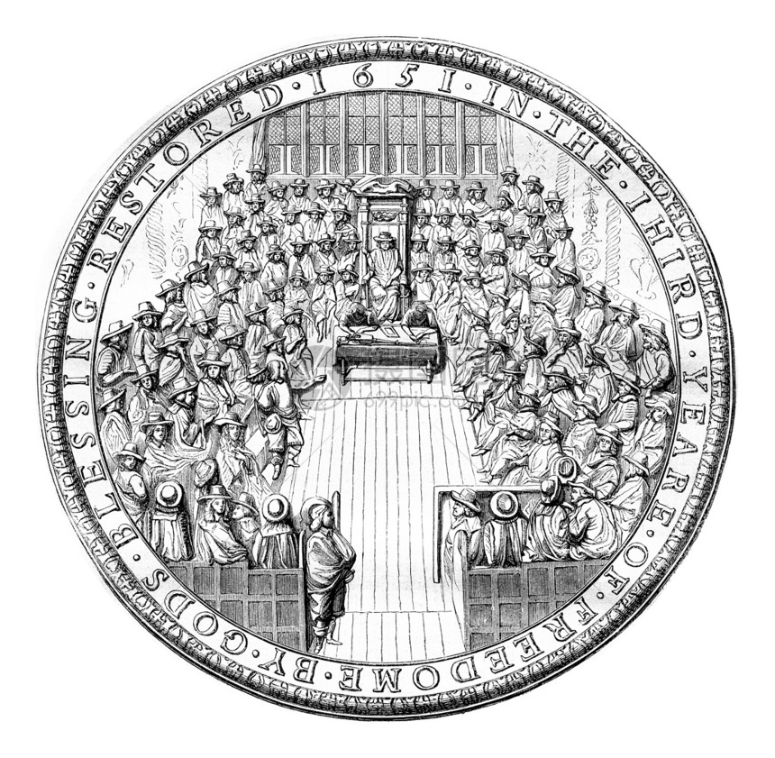 英国共和印章165年8马加辛皮托雷斯克图片