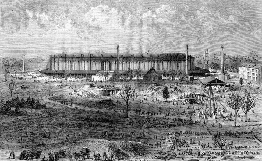1867年全球展览宫的建造186年2月5日军事学院见1867年2月5日MagasinPittoresque1867年图片