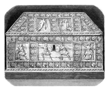 世界展览九纪的象牙棺木1867年的马加辛皮托罗克图片