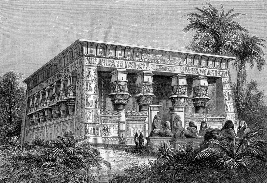 1867年世界博览会埃及寺庙1867年MagasinPittoresque图片