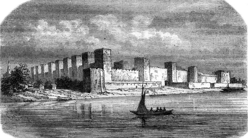 塞门德里亚堡多瑙河上1869年马加辛皮托罗尔克图片