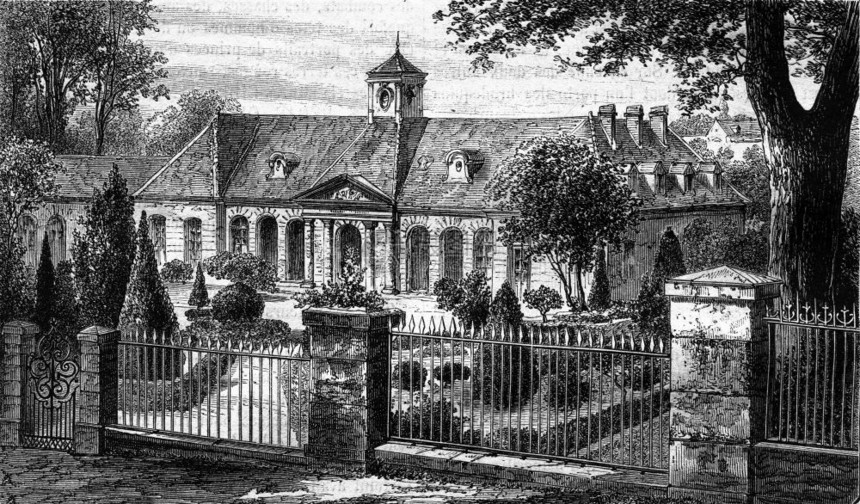 LuxeuilBaths的庭院和外墙1869年的MagasinPittoresque图片