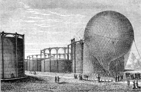 离开天然气厂1870年的MagasinPittoresque图片