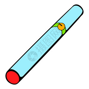 卡通风格中电子香烟部分图标孤立矢量电子香烟部分图标卡通图片
