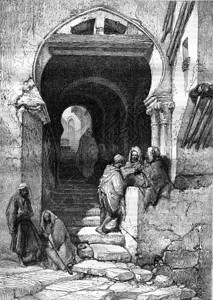 阿尔及的恶魔街1870年的马加辛皮托罗克图片