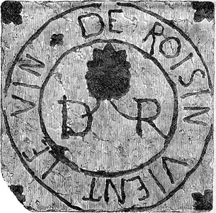 16世纪北方圣阿曼德勒埃奥教堂的登记牌1873年马加辛皮托雷克图片