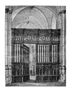 Lisieux大教堂合唱团闭幕背景图片