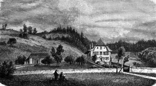 Lutzelfluh的耶鲁米亚长老1876年的马加辛皮托雷克图片