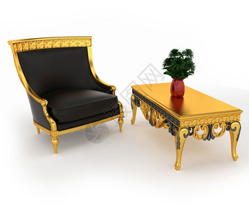小沙发或吊床是一人座椅的家具咖啡桌则放在大厅矢量彩色图画或插上图片