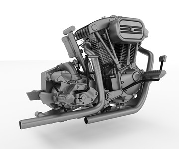 摩托车矢量单气瓶发动机是内燃的基本活发动机配置背景