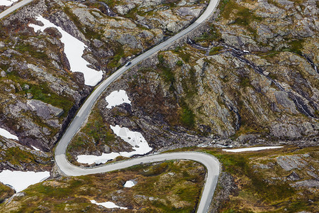 通往挪威的公路图片