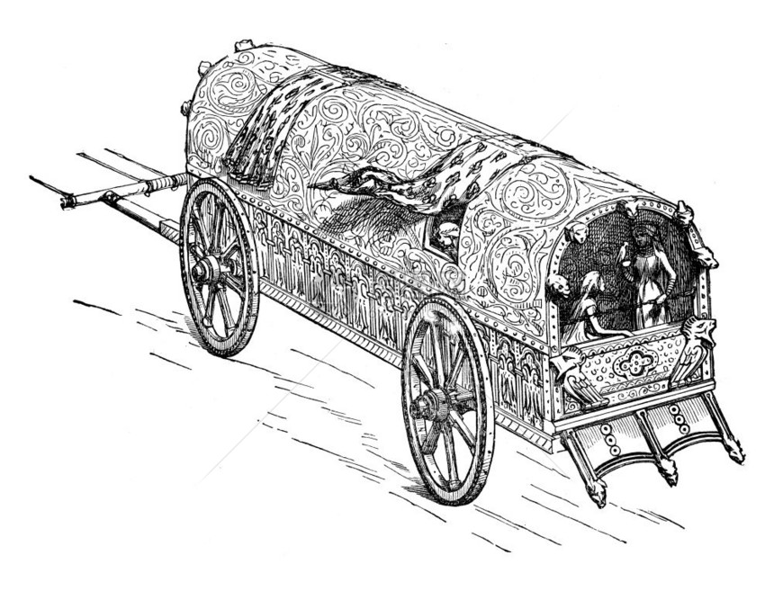 Carpentum古代插图工业百科全书EOLami1875年图片