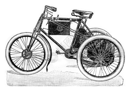 汽车三轮重写插图工业百科全书EOLami1875图片