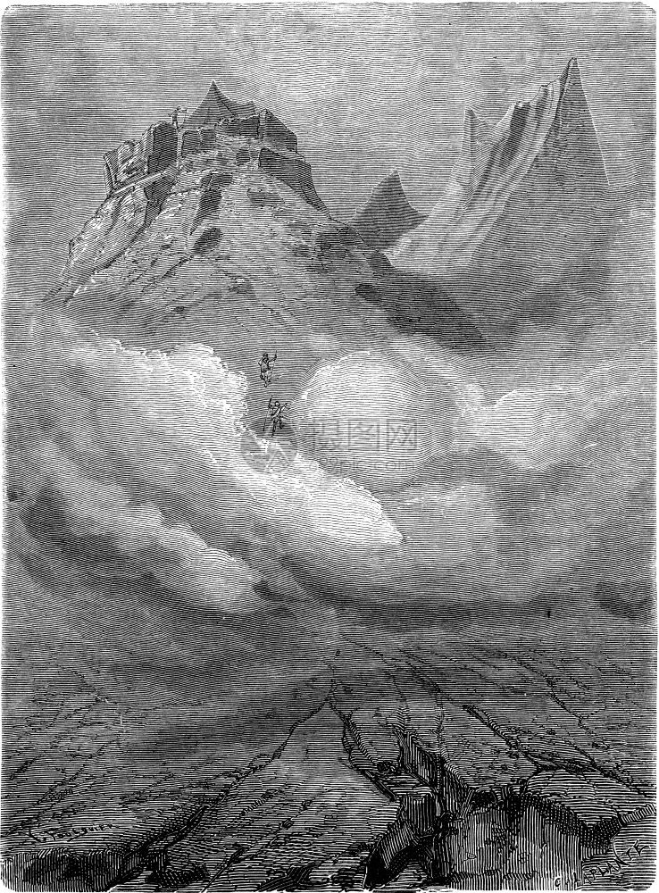 Spitsbergen的山区观测站世界旅游行日报1865年图片
