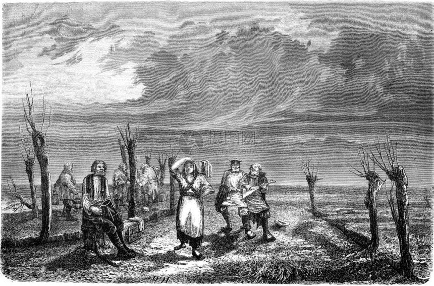 Livonia的一个商家kvas世界旅游行日报1865年图片