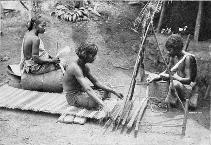 锡兰泰米尔人旋转和编织的垫子刻着古老的插图190年来自宇宙和人类图片