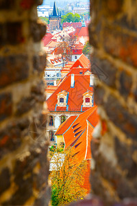 布拉格小城捷克布拉格城堡的视图图片