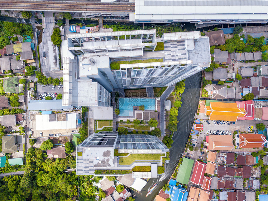泰国曼谷市中心城住宅建筑高层图片