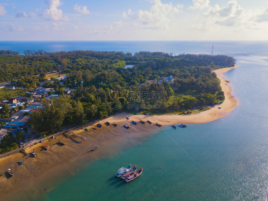 夏季泰国普吉湾岛安达曼海湾海图片